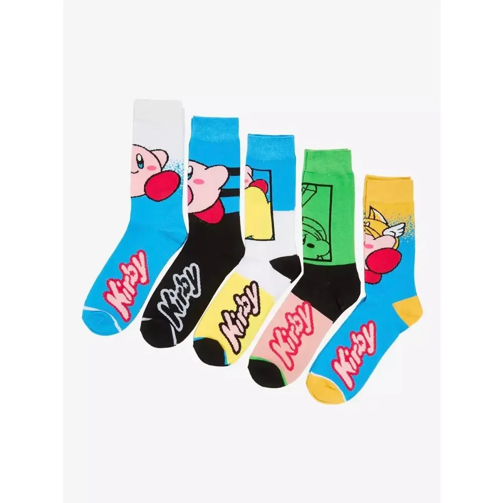 NWOT - Kirby Ability Crew Socks 5 Pair